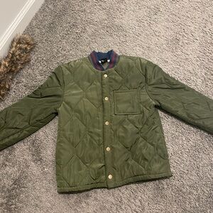 Green Quilted Jacket